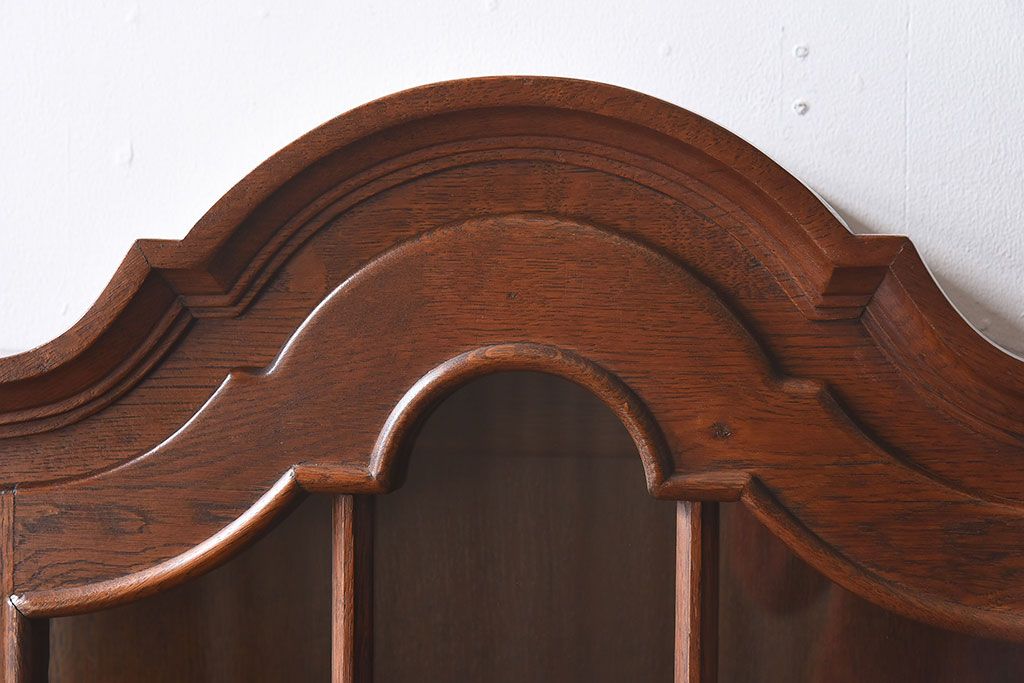 ヴィンテージ家具　フランスビンテージ　オーク材製おしゃれなウォールシェルフ(壁掛け収納、ラック)