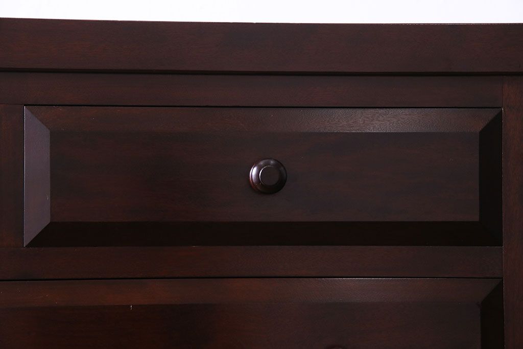 中古美品　松本民芸家具　D型整理タンスI(箪笥、チェスト)(定価約28万円)