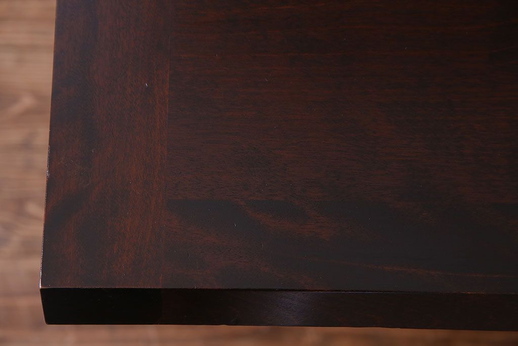 中古　北海道民芸家具　上品な雰囲気漂うライティングビューロー(机、収納棚)(定価約50万円)(2)