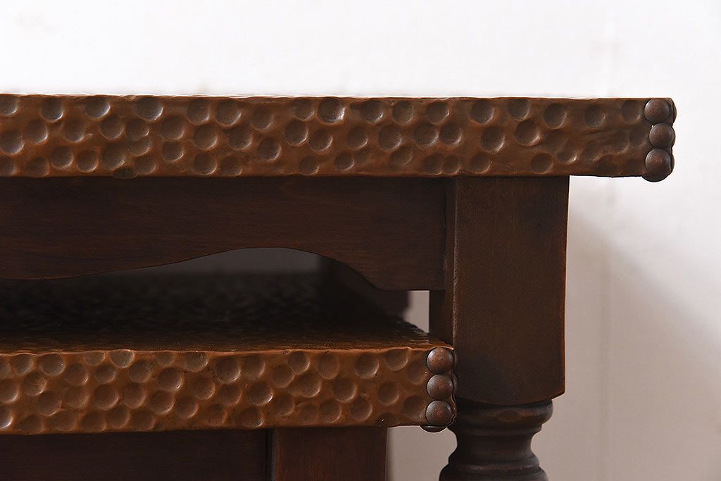 ヴィンテージ家具　スペイン　ビンテージ　個性的なネストテーブル(サイドテーブル、コーヒーテーブル)
