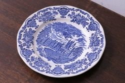 アンティーク雑貨　中古　イギリスWedgwood(ウェッジウッド)　ディスプレイにもおすすめなプレート(洋食器)