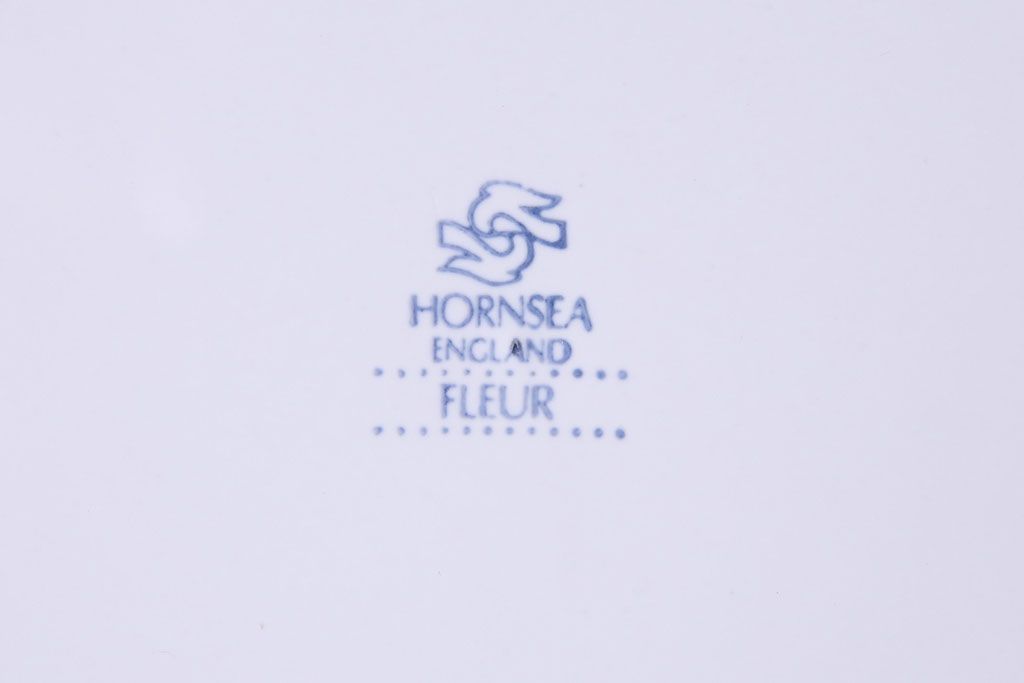 アンティーク雑貨　イギリスビンテージ　HORNSEA(ホーンジー)　FLEUR(フルール)　プレート(皿)