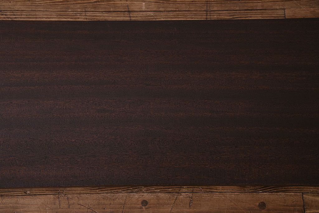 アンティーク家具　昭和　天板一枚板　シンプルな裁ち板(ローテーブル、ローボード、作業台)