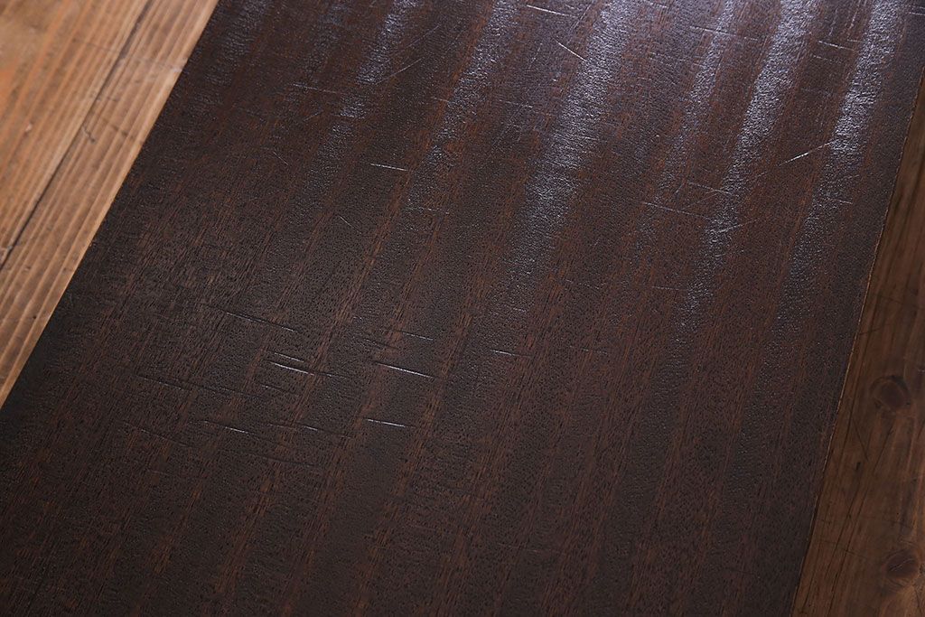アンティーク家具　昭和　天板一枚板　シンプルな裁ち板(ローテーブル、ローボード、作業台)