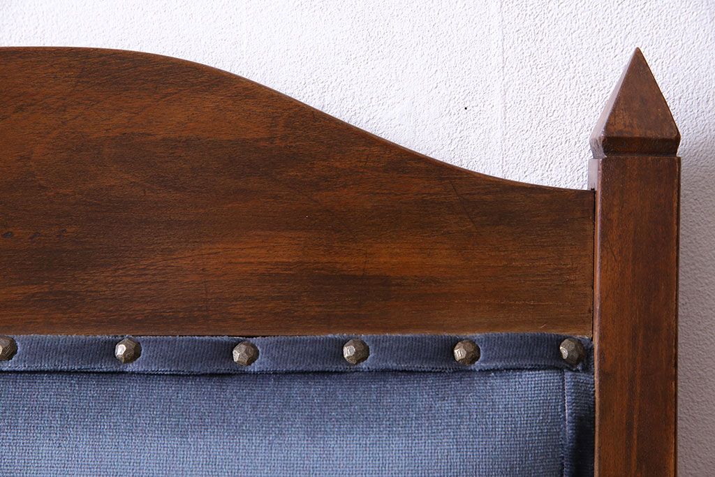 レトロ家具 昭和レトロ 古い木の質感が趣き深いチャーチチェア(椅子、アームチェア)(1) | ラフジュ工房