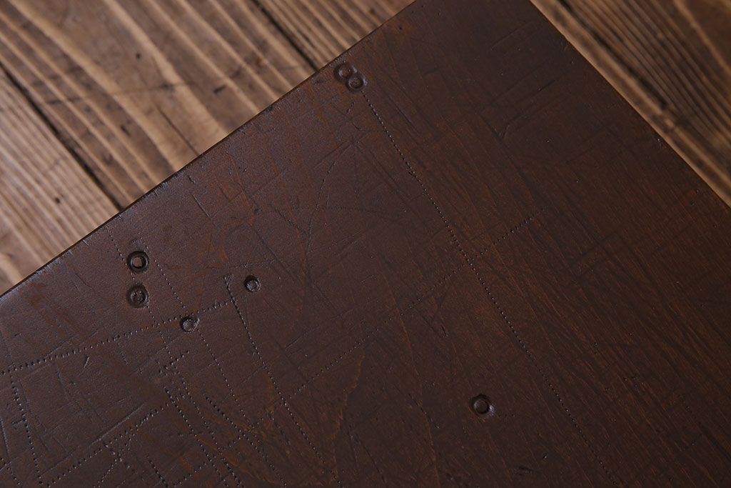 アンティーク家具　大正昭和初期　素朴な味わいのある裁ち板(ローテーブル、ローボード、飾り台)