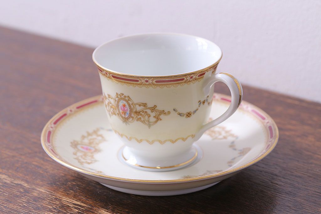 アンティーク雑貨　【S様ご成約済み・ご決済用】中古　ノリタケ(Noritake)のコーヒーカップ&ソーサー