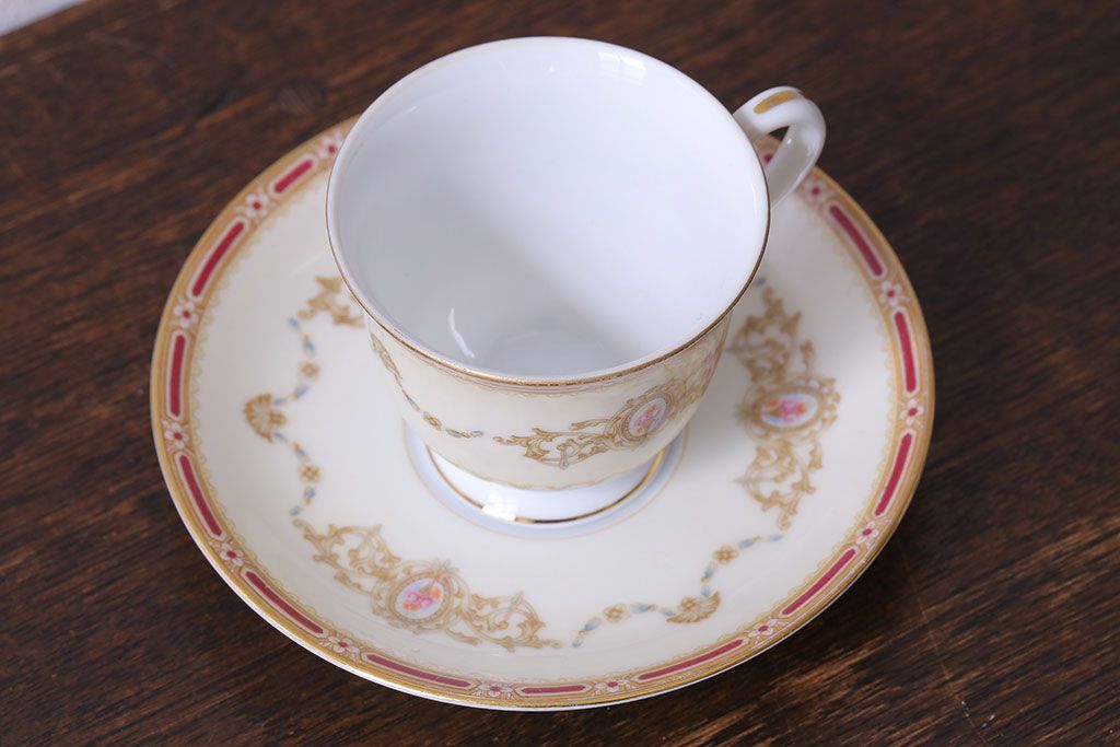 アンティーク雑貨　【S様ご成約済み・ご決済用】中古　ノリタケ(Noritake)のコーヒーカップ&ソーサー