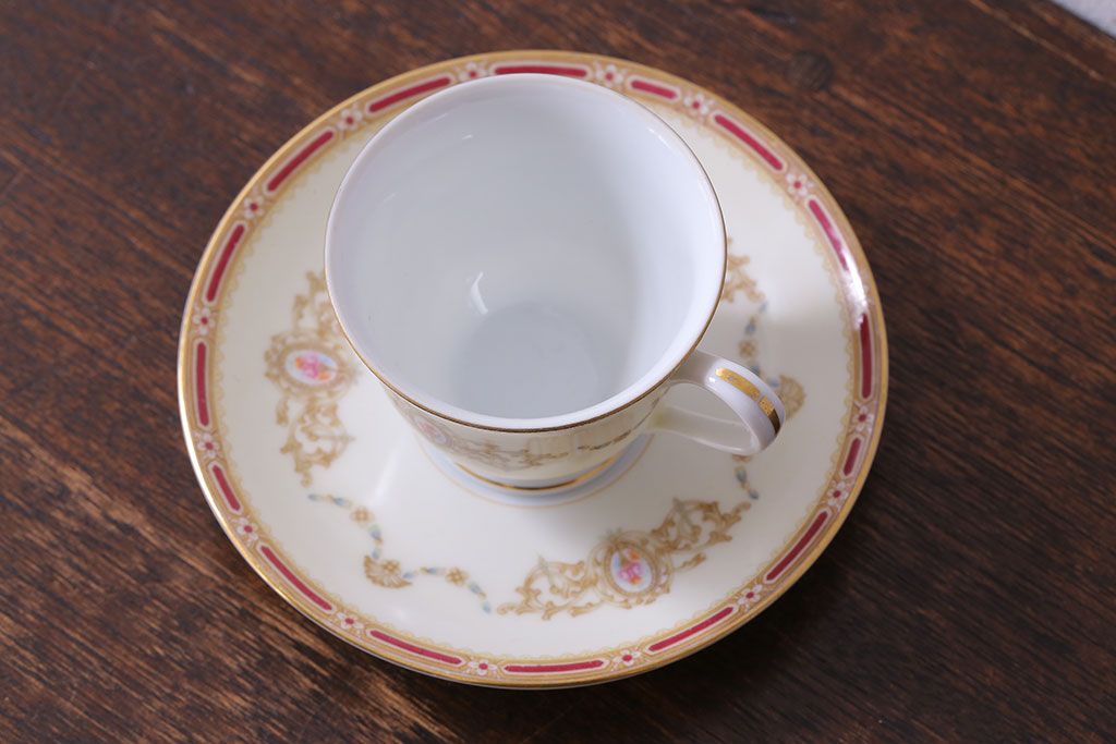 アンティーク雑貨　【S様ご成約済み・ご決済用】中古　ノリタケ(Noritake)のコーヒーカップ&ソーサー