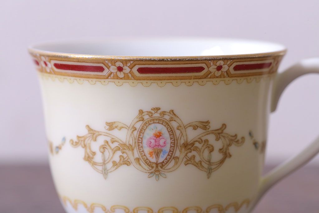 アンティーク雑貨　【S様ご成約済み・ご決済用】中古　ノリタケ(Noritake)のコーヒーカップ&ソーサー