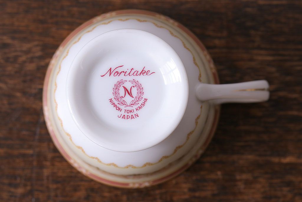 アンティーク雑貨　【S様ご成約済み・ご決済用】中古　ノリタケ(Noritake)のコーヒーカップ&ソーサー