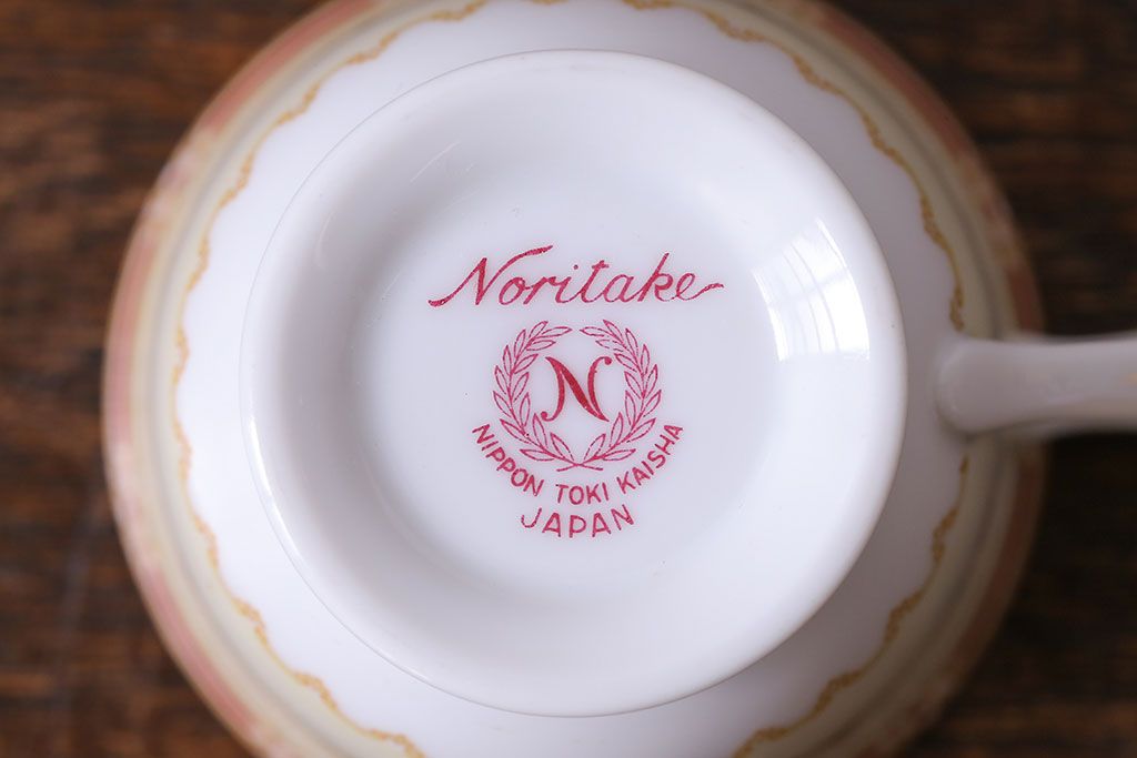 アンティーク雑貨　【S様ご成約済み・ご決済用】中古　ノリタケ(Noritake)のコーヒーカップ&ソーサー