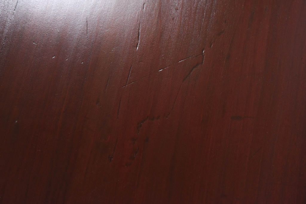 アンティーク家具　和製アンティーク　天板一枚板　小引き出し脚　木の風合いが味わい深い裁ち板(ローテーブル、作業台)