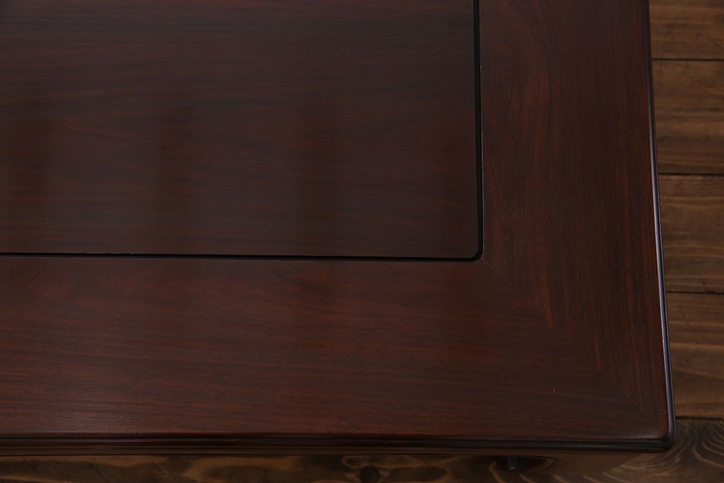 中古美品　大阪唐木指物　職人の手仕事の良さが感じられるローテーブル(座卓、テーブル)(定価約90万円)