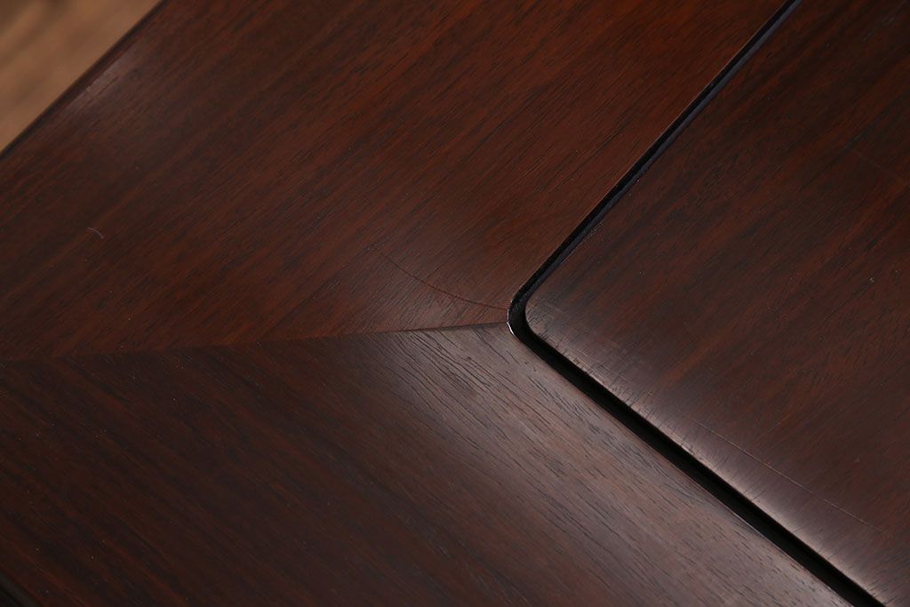 中古美品　大阪唐木指物　職人の手仕事の良さが感じられるローテーブル(座卓、テーブル)(定価約90万円)