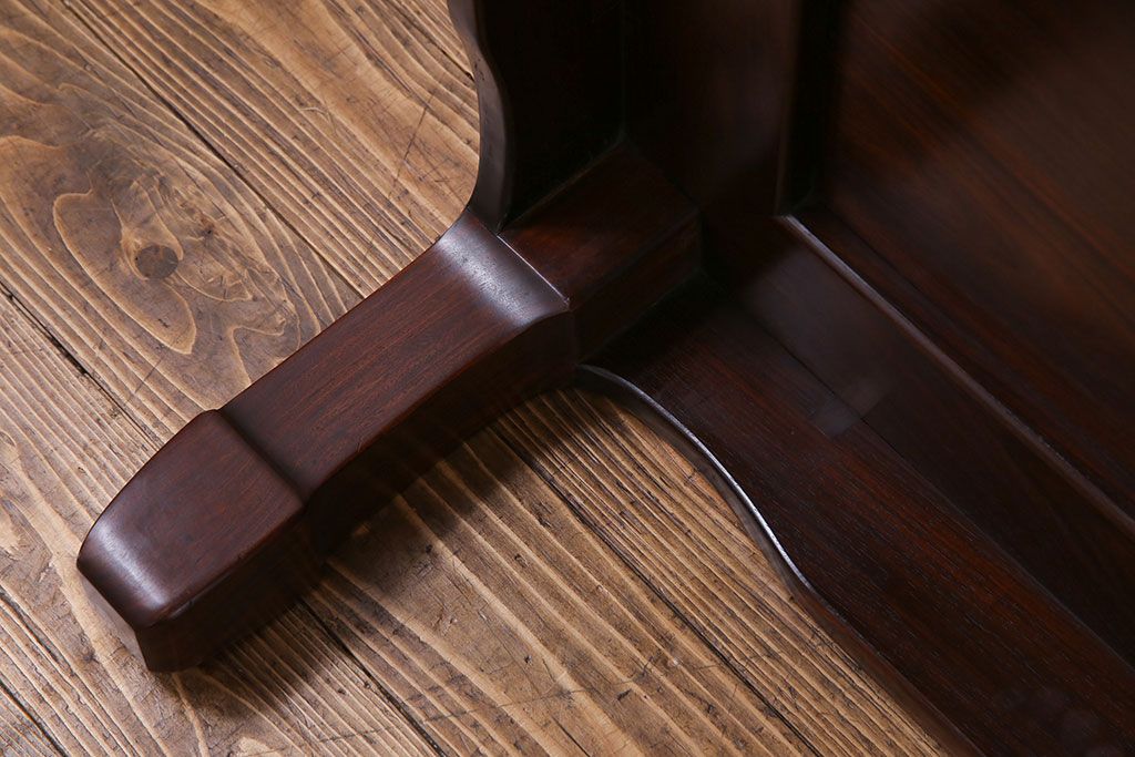 中古美品　大阪唐木指物　職人の手仕事の良さが感じられるローテーブル(座卓、テーブル)(定価約90万円)
