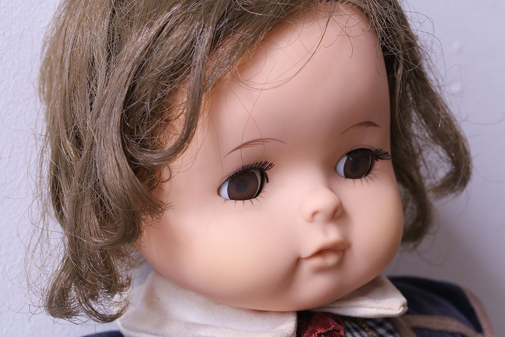 アンティーク雑貨　昭和レトロ　OIKE(オオイケ)　17　ボーイッシュなスリープアイドール(抱き人形、西洋人形)
