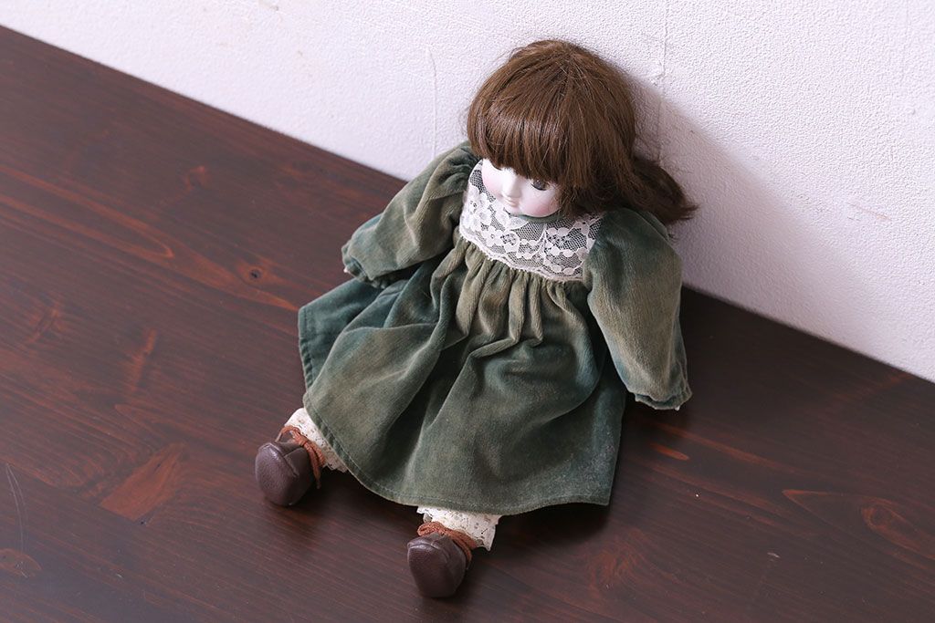 アンティーク雑貨 ビンテージ レトロな衣装が可愛らしいビスクドール(西洋人形) | ラフジュ工房
