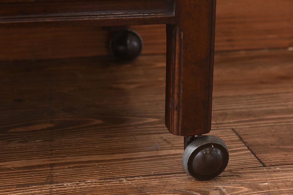 アンティーク家具　1920年頃　マホガニー材　高級感漂うカウンターテーブル(サイドボード、サイドキャビネット、デスク、在宅ワーク、在宅用)