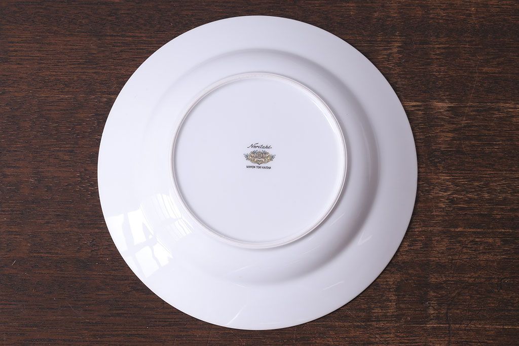 アンティーク雑貨　中古　ノリタケ(Noritake、則武)　可憐な花柄が魅力のスープ皿(洋食器)2枚セット(2)