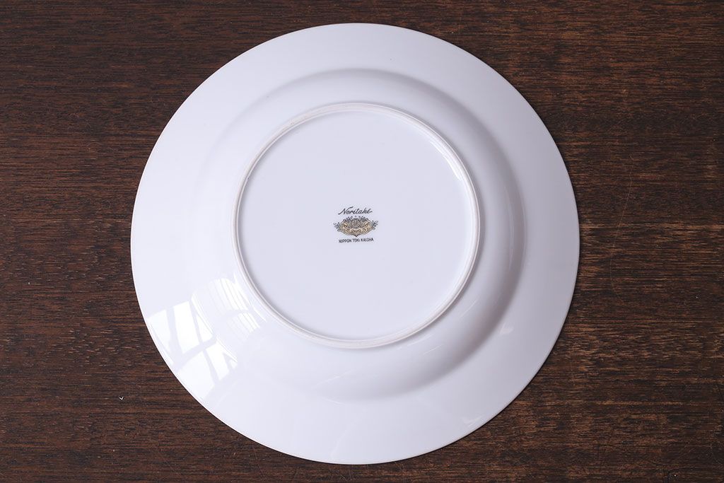 中古　ノリタケ(Noritake、則武)　可憐な花柄が魅力のスープ皿(洋食器)2枚セット