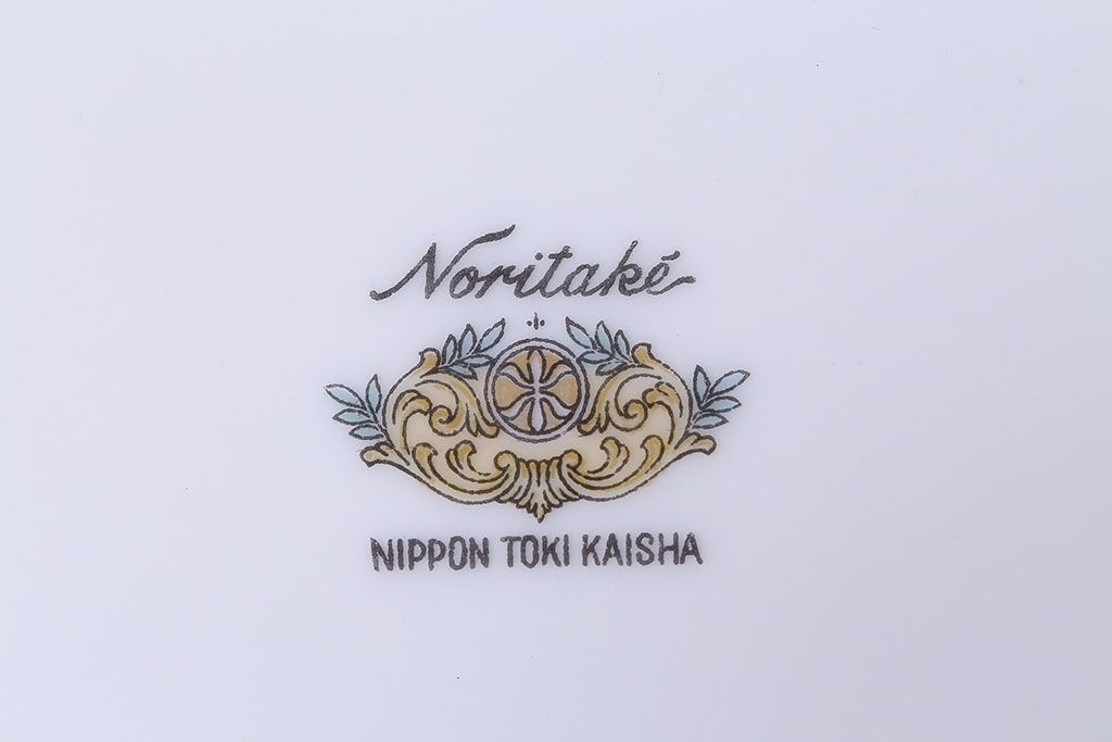 中古　ノリタケ(Noritake、則武)　柔らかな色味と花柄が愛らしいスープ皿(洋食器)2枚セット