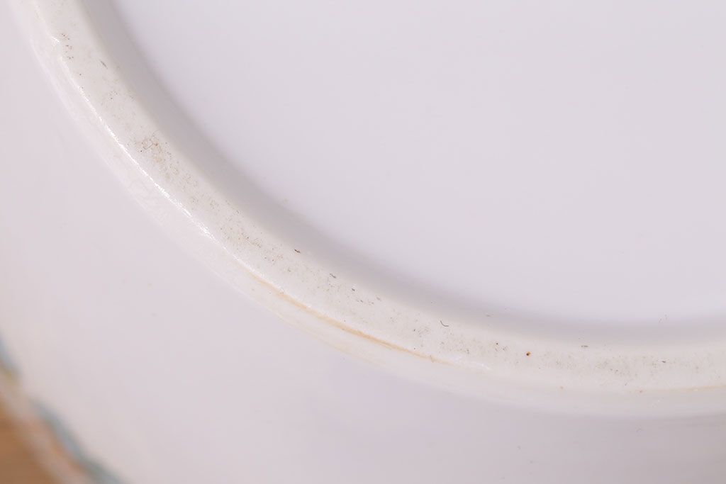 アンティーク雑貨　オールドノリタケ(則武・日陶)　桐鳳凰図　上品な火鉢(手あぶり)