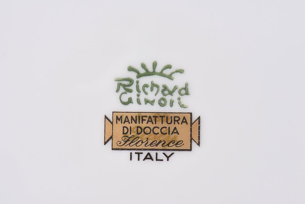 アンティーク雑貨　Richard Ginori(リチャード・ジノリ) ラ・スカラ　プレート(皿、洋食器)2枚セット