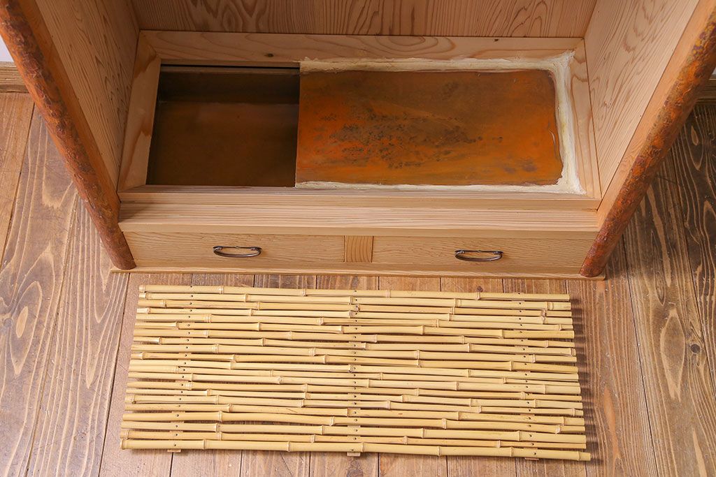 中古 上品な雰囲気漂う置き水屋(茶水屋、茶棚) | ラフジュ工房