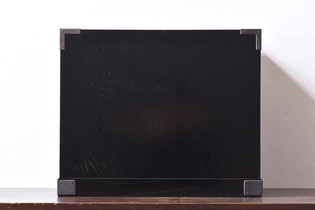 中古美品　欅産業　KM-12D　仙台民芸小箪笥(帳箱、船箪笥、舟型三つ抽箪笥)