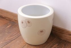 アンティーク雑貨　オールドノリタケ(日陶)　白菊文様　レトロな火鉢