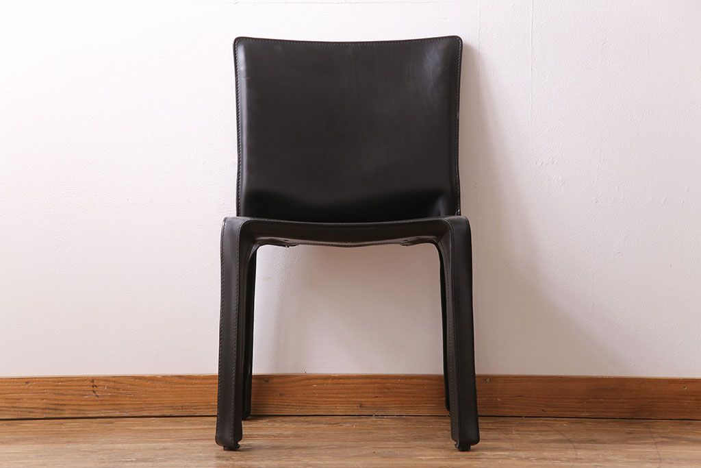 中古　Cassina(カッシーナ)　 CAB(キャブ) アームレスチェア (定価約17万円)(1)