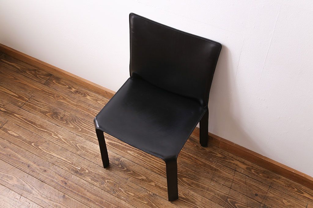 中古　Cassina(カッシーナ)　 CAB(キャブ) アームレスチェア (定価約17万円)(1)