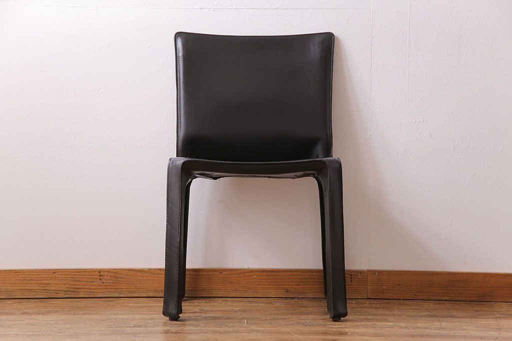 中古　Cassina(カッシーナ)　 CAB(キャブ) アームレスチェア (定価約17万円)(2)