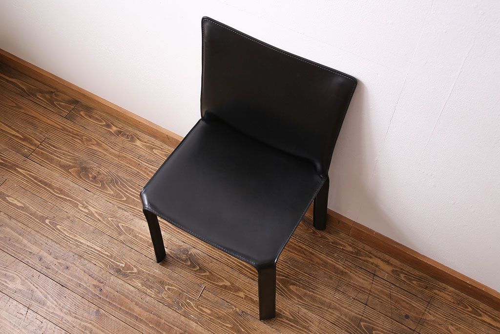 中古　Cassina(カッシーナ)　 CAB(キャブ) アームレスチェア (定価約17万円)(2)