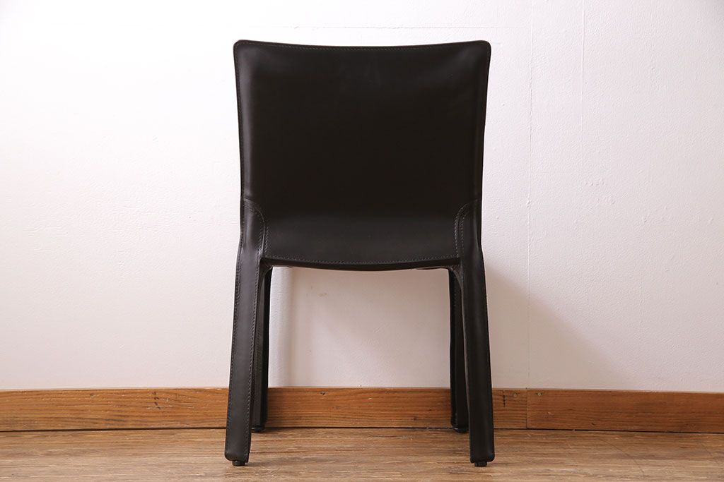 中古　Cassina(カッシーナ)　 CAB(キャブ) アームレスチェア (定価約17万円)(2)