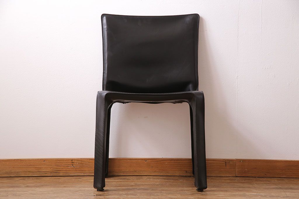 中古　Cassina(カッシーナ)　 CAB(キャブ) アームレスチェア (定価約17万円)(3)