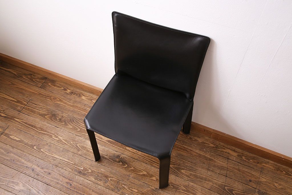 中古　Cassina(カッシーナ)　 CAB(キャブ) アームレスチェア (定価約17万円)(3)