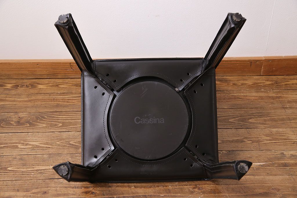 中古　Cassina(カッシーナ)　 CAB(キャブ) アームレスチェア (定価約17万円)(3)