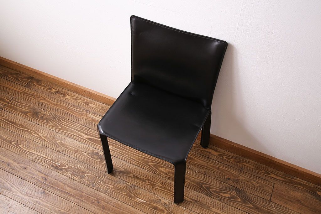 中古　Cassina(カッシーナ)　 CAB(キャブ) アームレスチェア (定価約17万円)