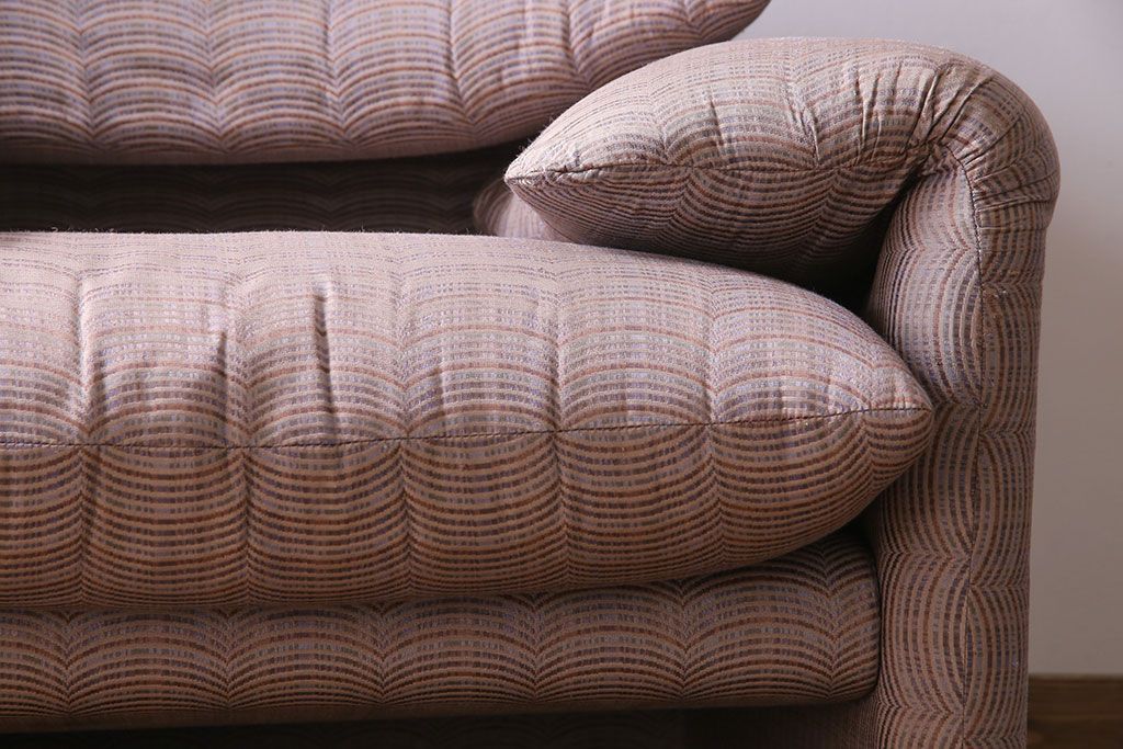 中古　Cassina(カッシーナ)　MARALUNGA(マラルンガ)　ファブリック 1Pソファ(一人掛け)(定価約50万円)