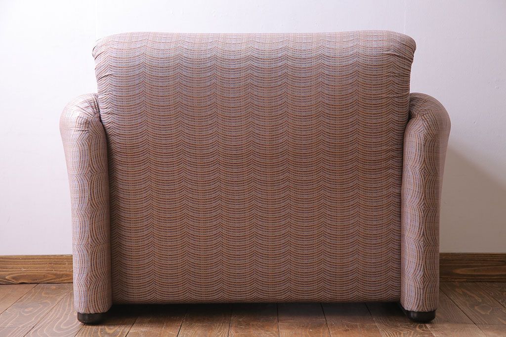 中古　Cassina(カッシーナ)　MARALUNGA(マラルンガ)　ファブリック 1Pソファ(一人掛け)(定価約50万円)