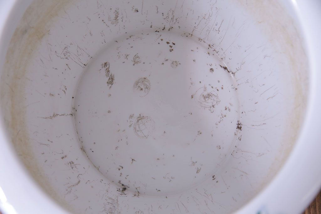 アンティーク雑貨　オールドノリタケ(則武・日陶)　星RC印　松・鳳凰図　上品な火鉢(手あぶり)