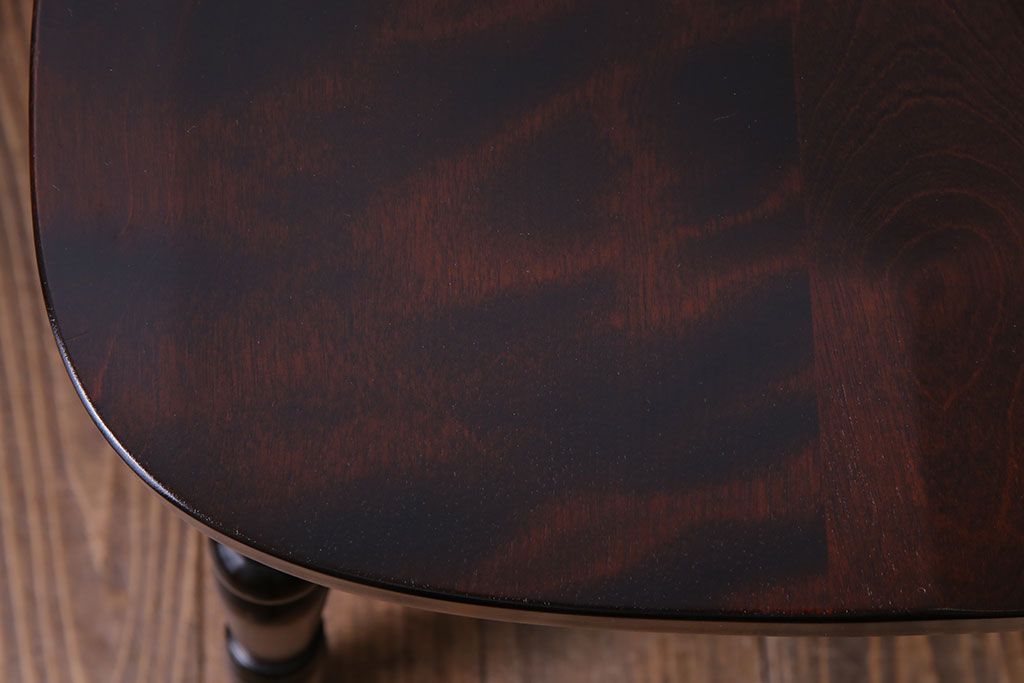 中古美品　北海道民芸家具　HM626　樺材　華やかな印象のダイニングチェア(椅子、ウィンザーチェア、ワークチェア、ウインザーチェア)(定価約7万円)(3)