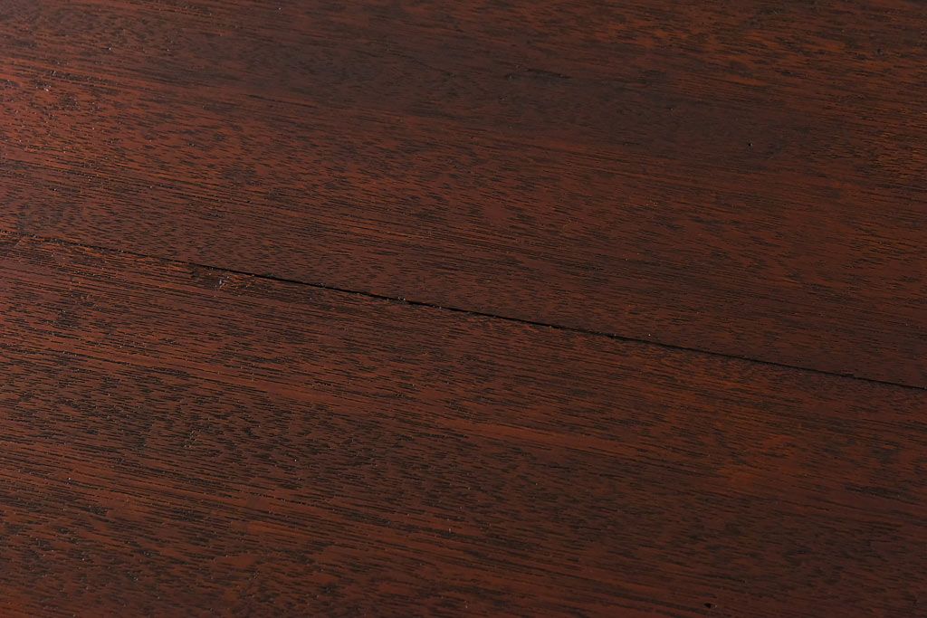 アンティーク家具　昭和中期　インダストリアルな鉄脚ダイニングテーブル(作業台)