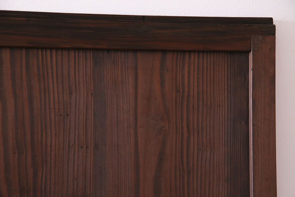 昭和初期　美品　杉材　味わい深い風合いが魅力の障子戸(引き戸、建具)4枚セット(1)