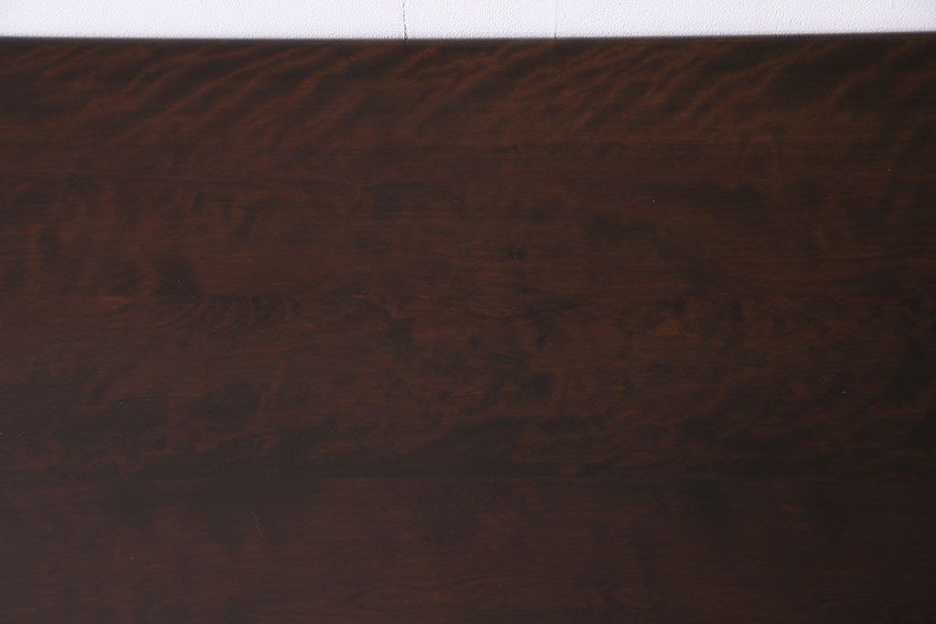 中古　北海道民芸家具　421 樺材　重厚なデスク(片袖机、在宅ワーク、在宅用学習机)(定価約15万円)(2)