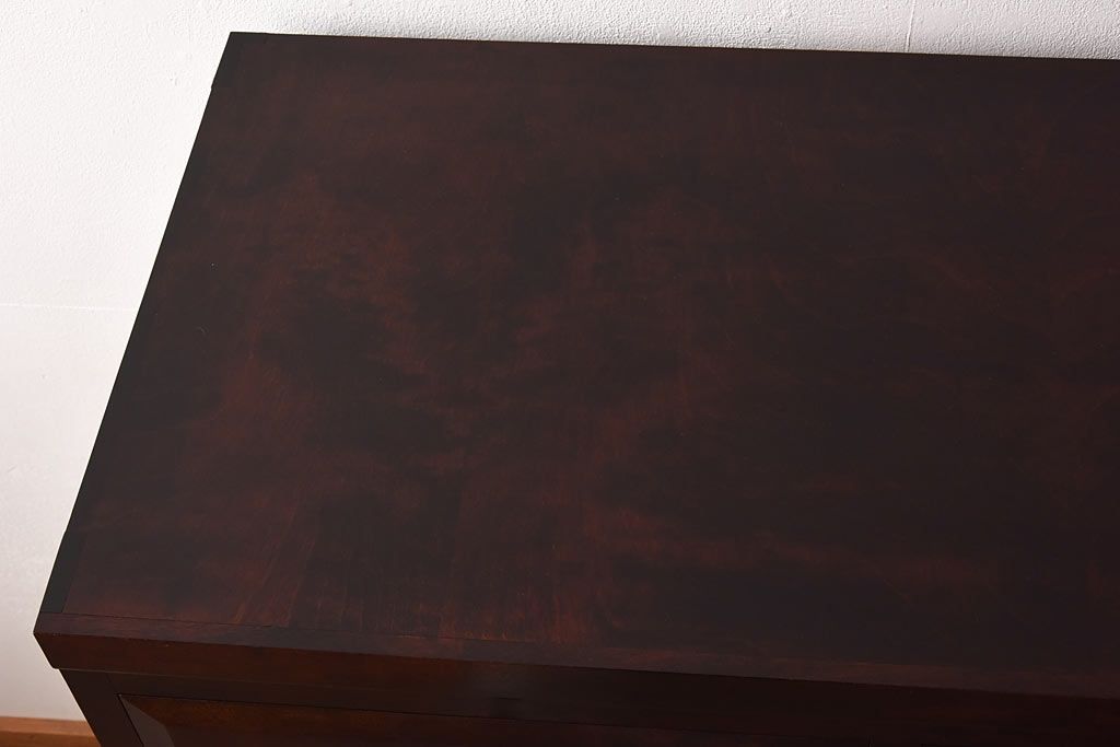 中古　美品　松本民芸家具　D型整理タンスI(箪笥、チェスト)(定価約28万円)(1)