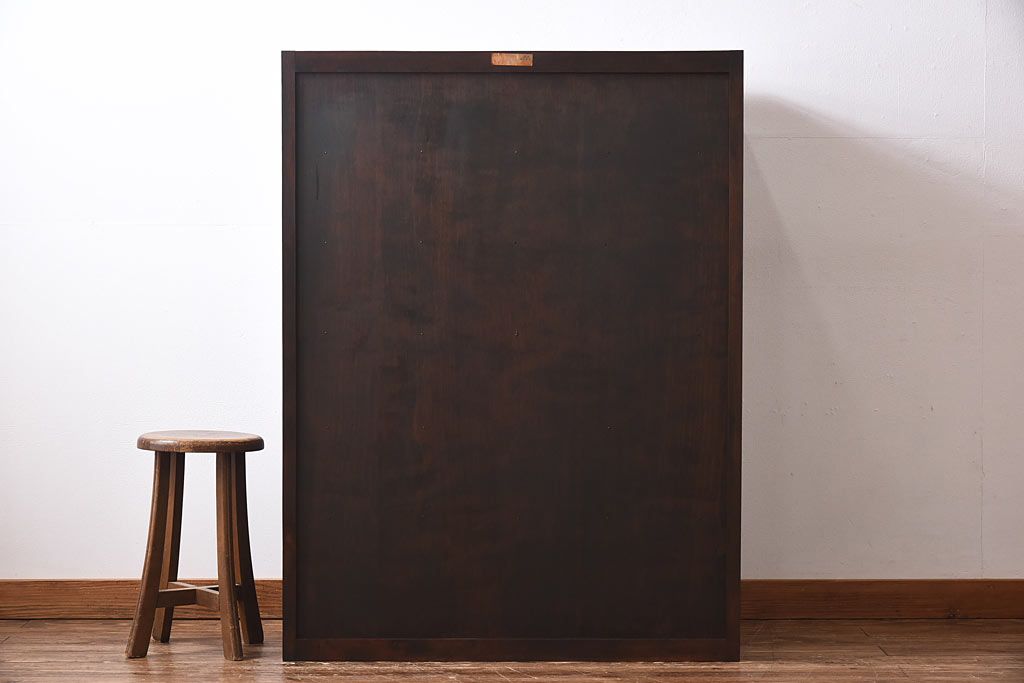 中古　美品　松本民芸家具　D型整理タンスI(箪笥、チェスト)(定価約28万円)(1)