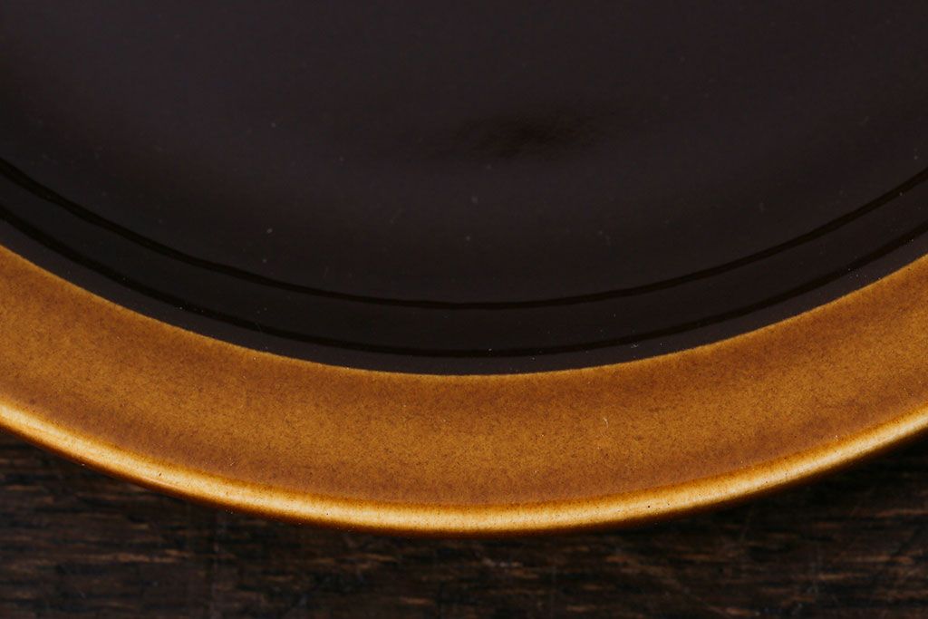 イギリスビンテージ　HORNSEA(ホーンジー) BRONTE(ブロンテ) サイドプレート(ケーキプレート、平皿)2枚セット(1)
